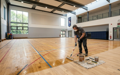 School Floor Maintenance in Gants Hill IG2